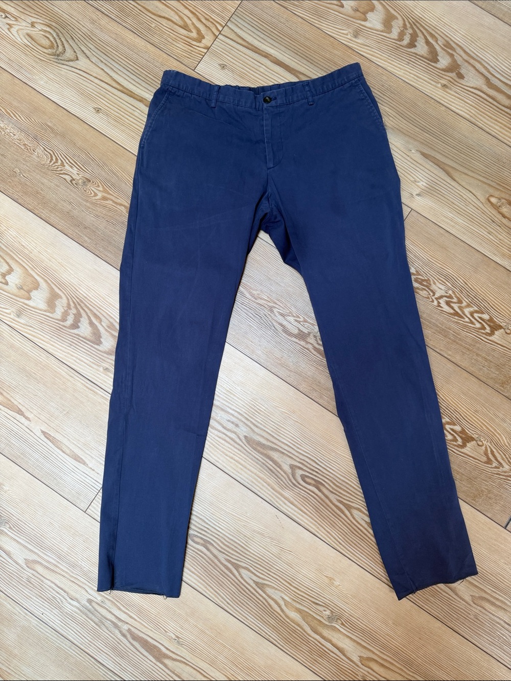 Etro Navy Blue Slim Chinos